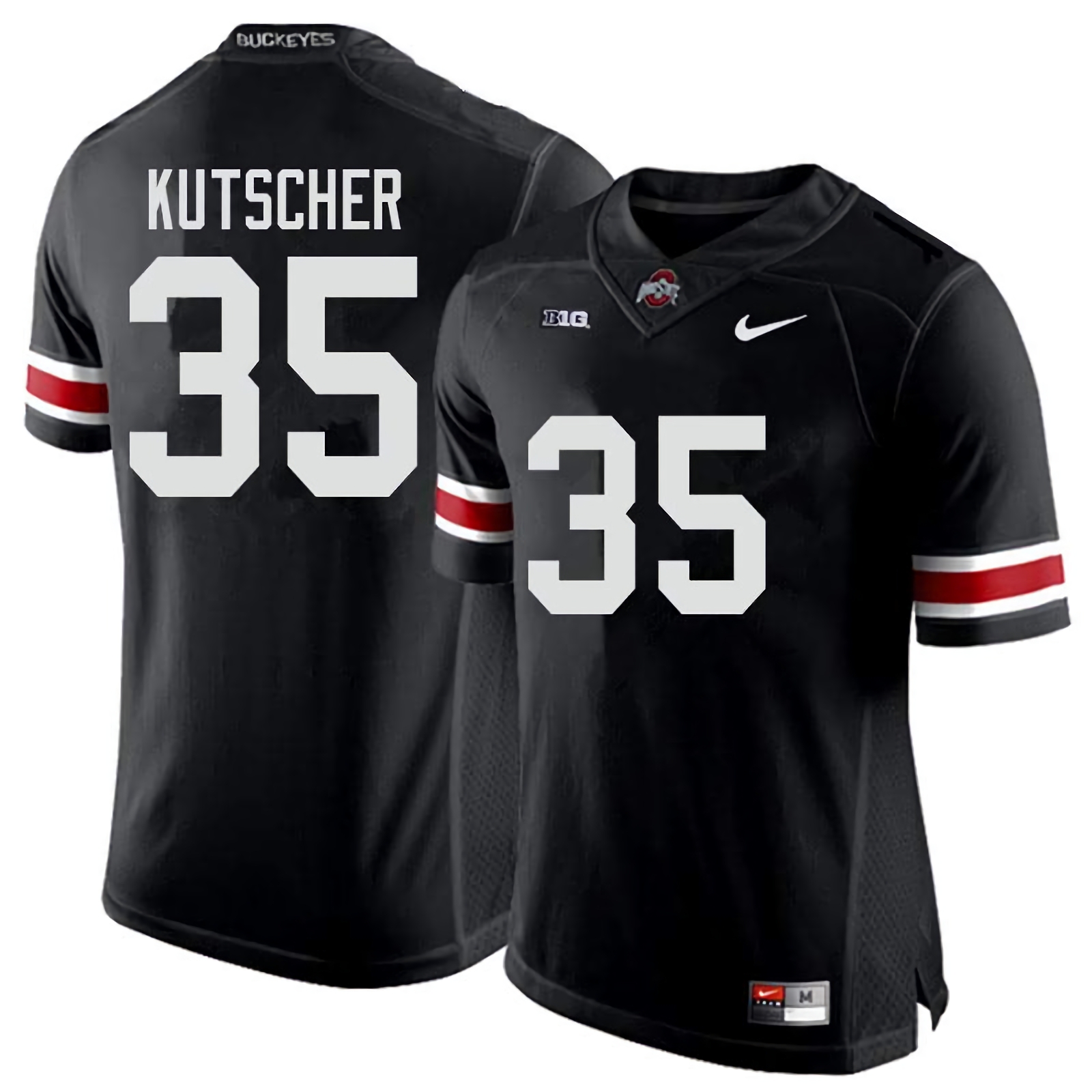 Austin Kutscher Ohio State Buckeyes Men's NCAA #35 Nike Black College Stitched Football Jersey XFM7256LO